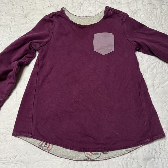 Tea Collection Omiya Reversible Shirt Size 4T - Picture 5 of 9
